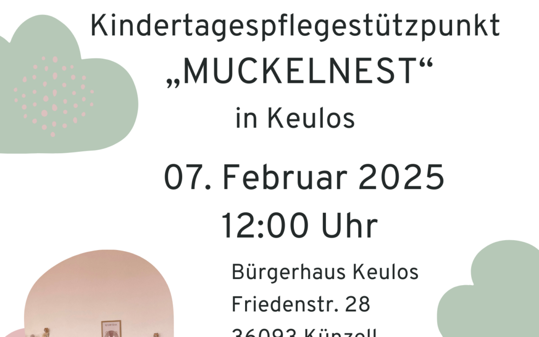 Offizielle Eröffnung Kindertagespflege/-stützpunkt