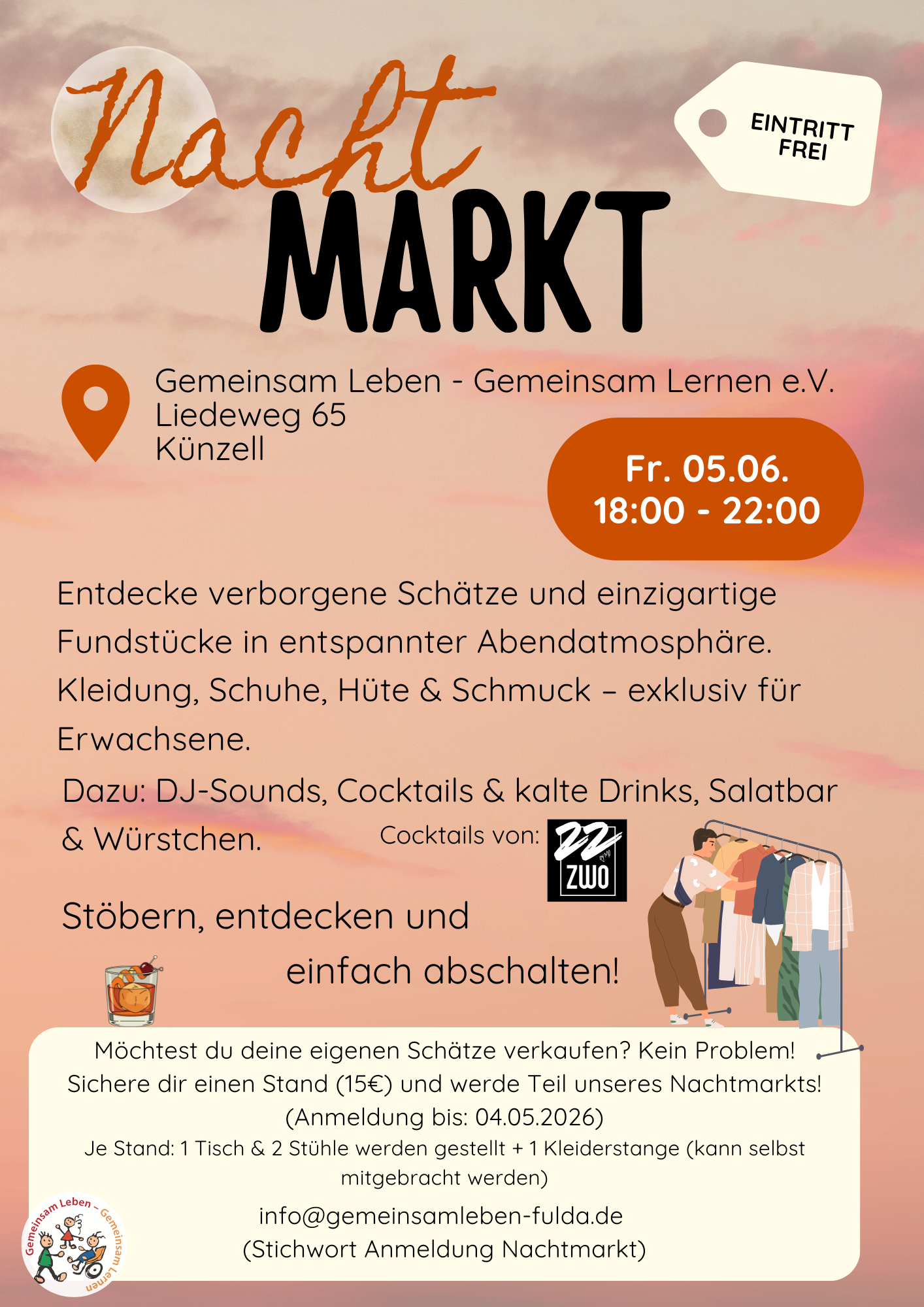 Poster Nachtmarkt