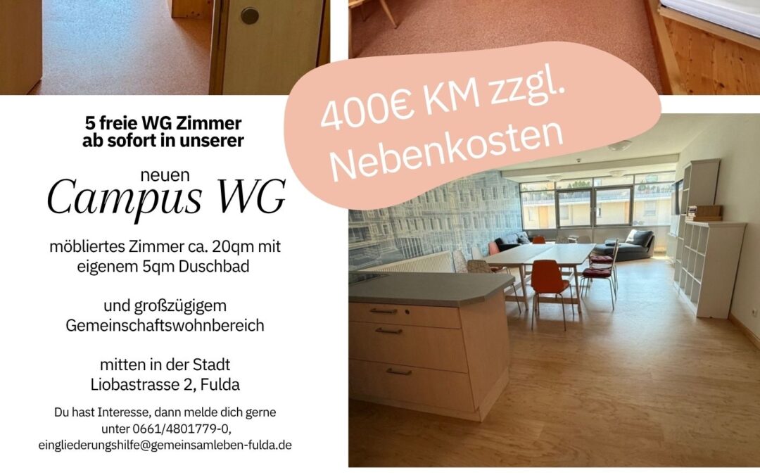 Neue Campus WG in Fulda